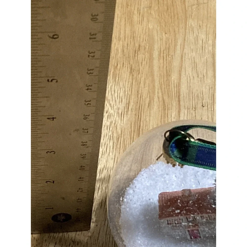 Talbots Christmas Ornament 2018 Winter Wonderland Snow Globe‎
